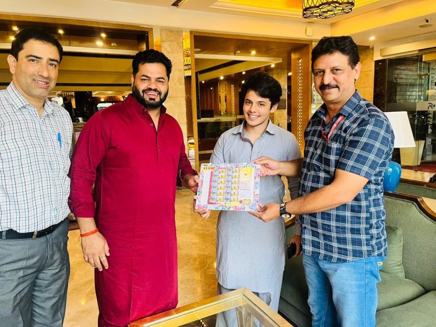 STAMP PRESENTED TO DARSHEEL SAFARY